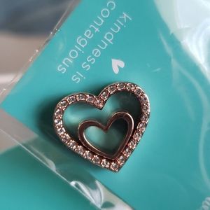 Heart shape locket insert